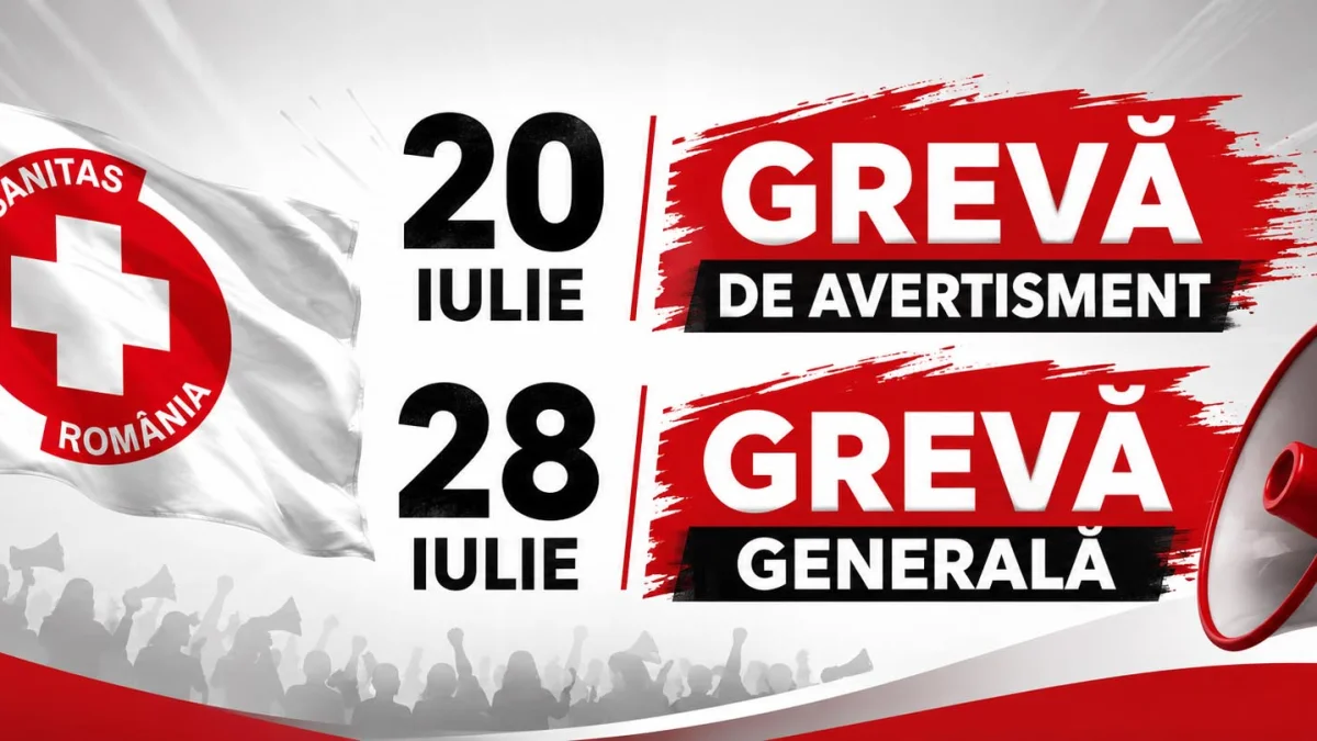 Greva de avertisment din sănătate s-a încheiat: SANITAS amenință cu grevă generală pe 28 iulie