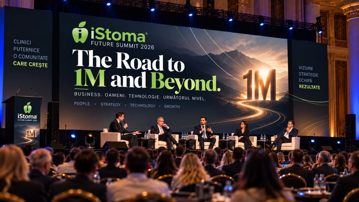 iStoma Future Summit 2026: ținta ca 300 de clinici stomatologice să depășească 1 milion de euro până la finalul lui 2027