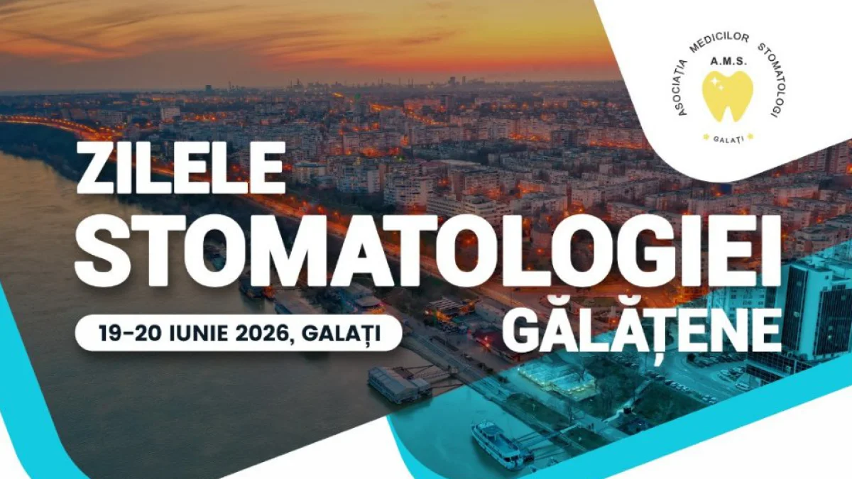Congres de stomatologie la Galați, 19–20 iunie 2026: „De la clasic la digital în medicina stomatologică”